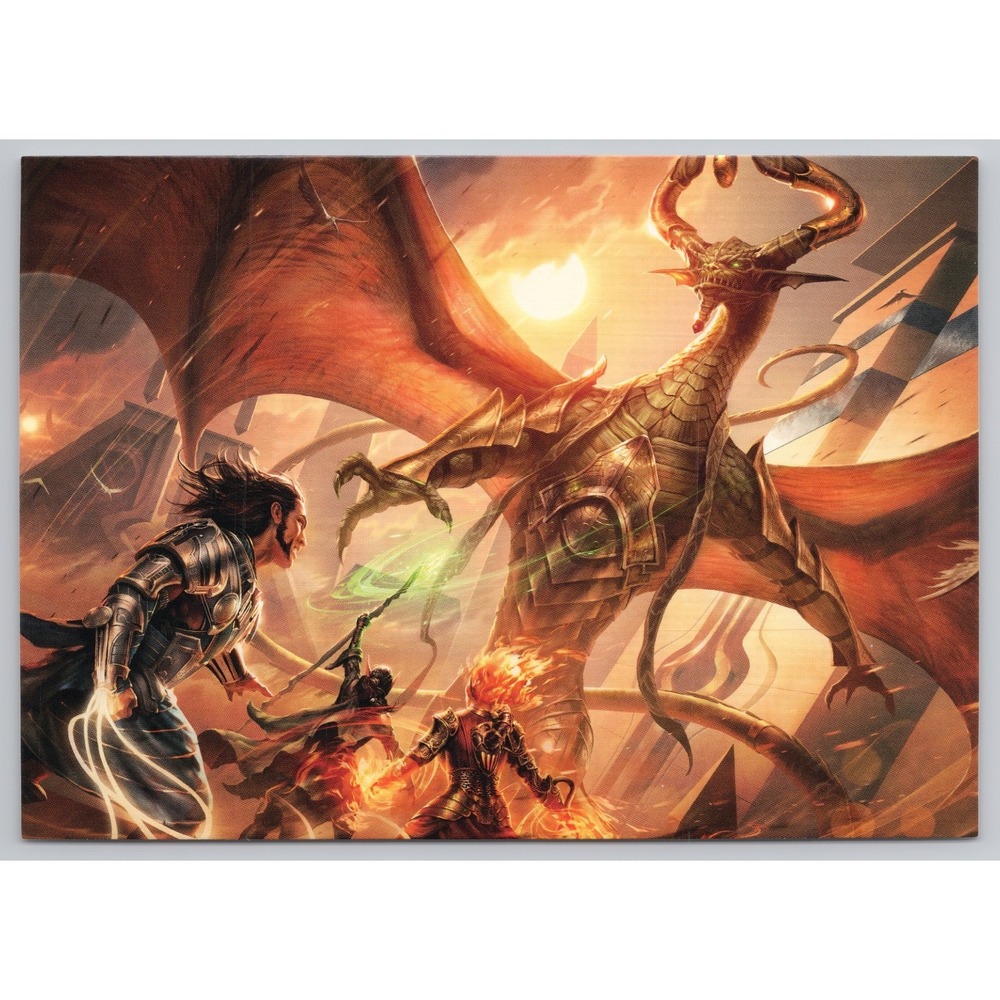 Magic the Gathering POSTCARD Art to Send or Frame Archenemy Nicol Bolas Swanland